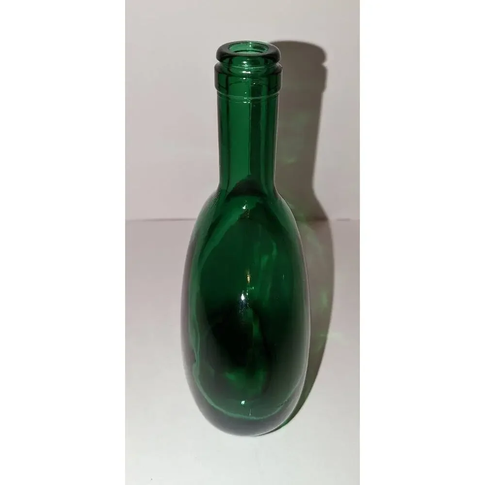Beautiful Vintage Green Bocksbeutel Wine Bottle France Germany